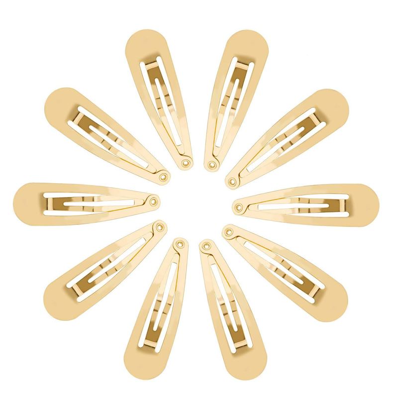 12 stk. Metal knækspænder / hårspænder - Guld - Hårspænder - Stylemekka.dk