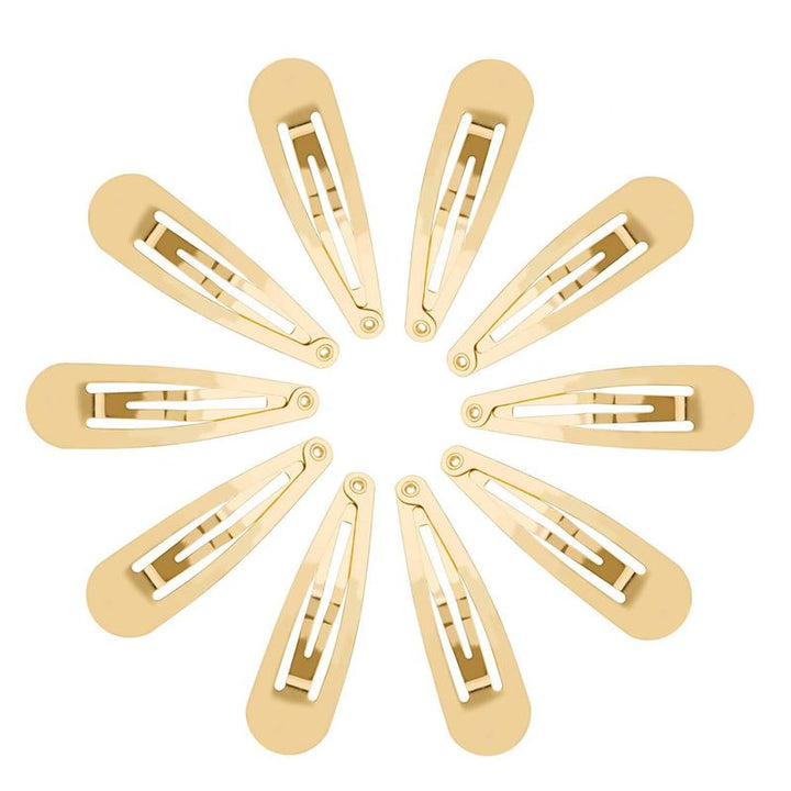 12 stk. Metal knækspænder / hårspænder - Guld - Hårspænder - Stylemekka.dk