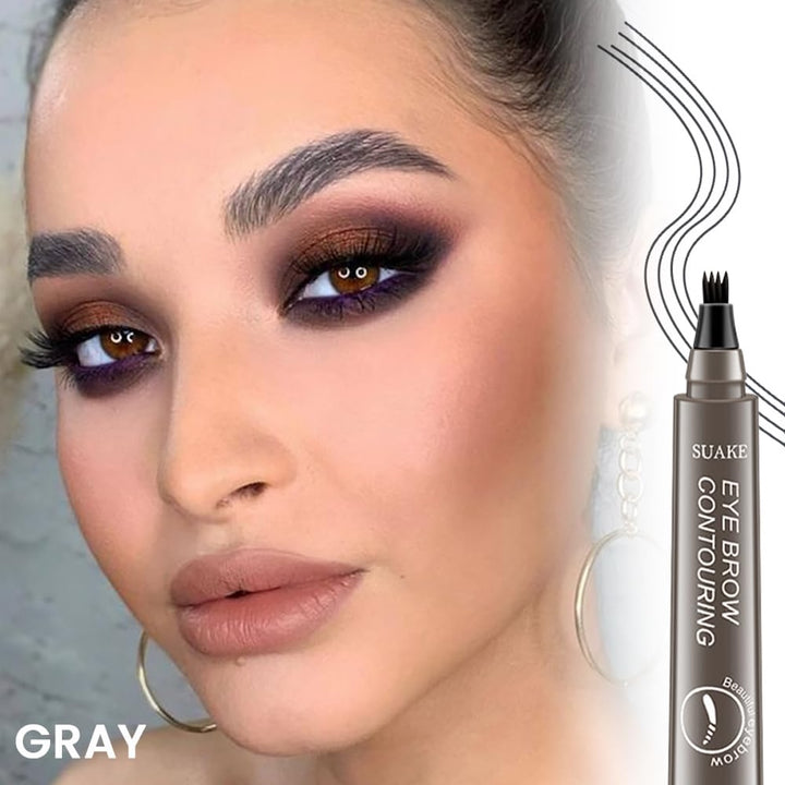 SUAKE Øjenbrynsfarve / Eyebrow Tint Pen #4 Gråbrun
