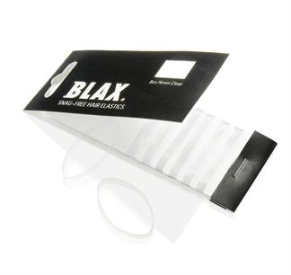 BLAX Hårelastikker - Klar / transparent 4 mm (8 stk) - Hårelastikker - BLAX
