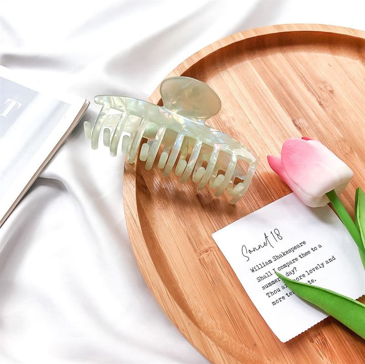 Chris Rubin Daze Hårklemme - Green Marble - Hårklemmer - Chris Rubin