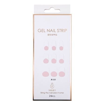 Gel Negle Stickers | Classic French (JK - 331) - Negle Stickers - UNIQ