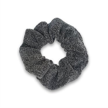 Glitter Scrunchie - Sølv - Scrunchies - Stylemekka.dk