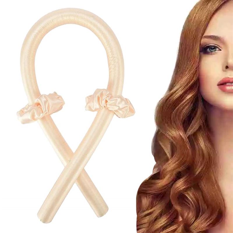 Heatless Hair Curlers - Få smukke krøller uden varme - Lys Beige - SOHO