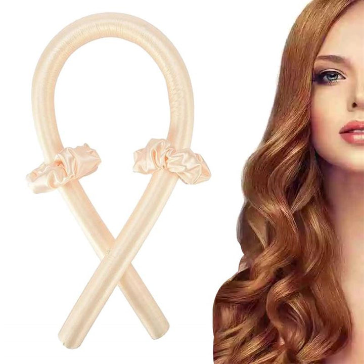 Heatless Hair Curlers - Få smukke krøller uden varme - Lys Beige - SOHO