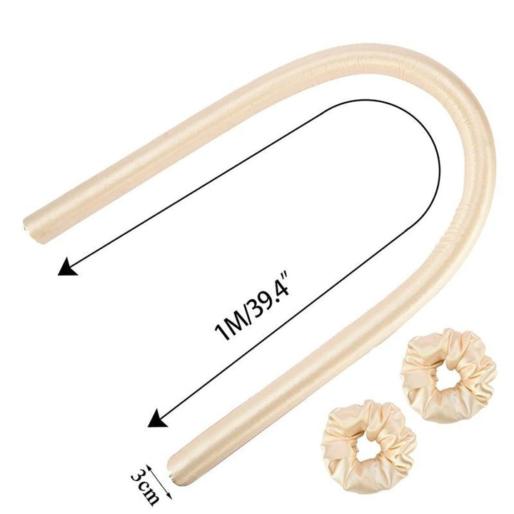 Heatless Hair Curlers - Få smukke krøller uden varme - Lys Beige - SOHO