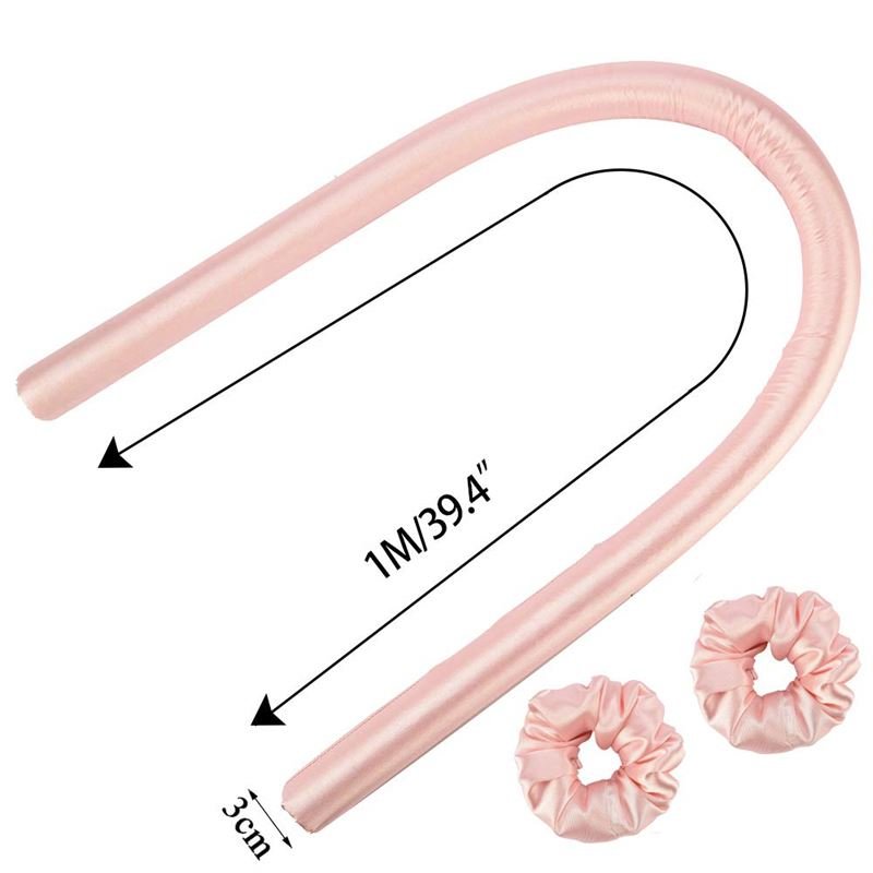 Heatless Hair Curlers - Få smukke krøller uden varme - Lyserød - SOHO