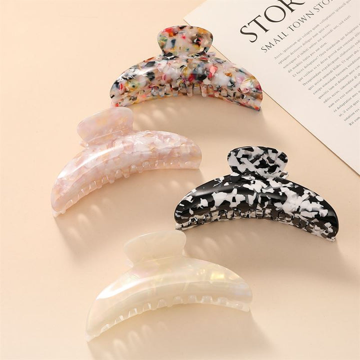 Lydia Hårklemme | White Marble - Hårklemmer - Chris Rubin