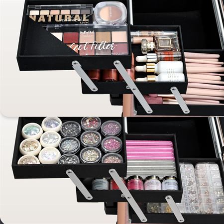Makeup Trolley | Aluminium | Rose Gold - Organizer - UNIQ