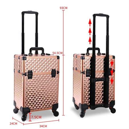 Makeup Trolley | Aluminium | Rose Gold - Organizer - UNIQ