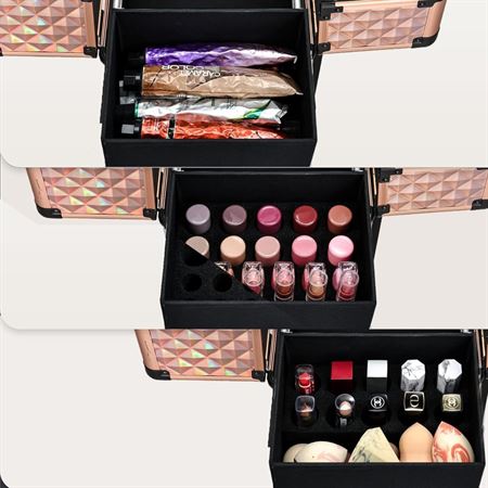 Makeup Trolley | Aluminium | Rose Gold - Organizer - UNIQ