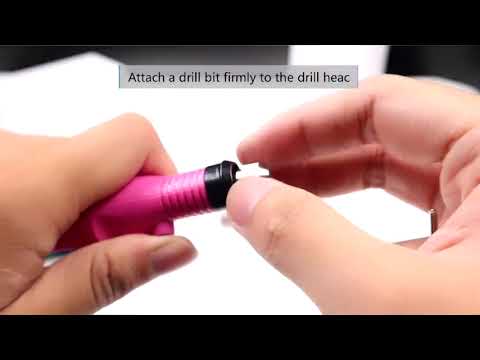 UNIQ Elektrisk Neglefil 6-i-1 Sæt til manicure