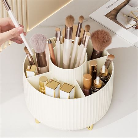 Roterende Makeup Organizer | Creme Hvid - Organizer - UNIQ