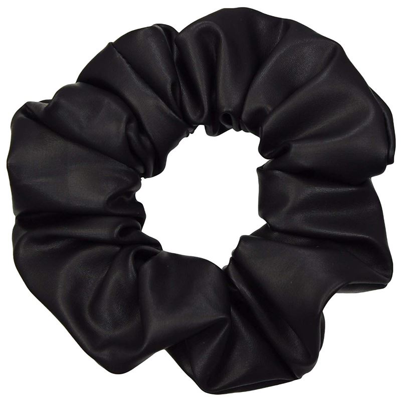 Scrunchie Hårelastik - Metallic & Elastisk - Sort - Scrunchies - Stylemekka.dk