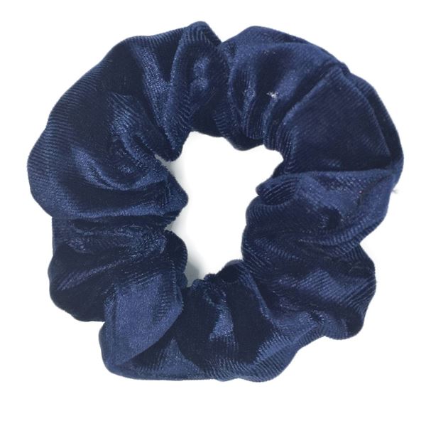 Scrunchie Hårelastik - Mørkeblå - Scrunchies - Stylemekka.dk