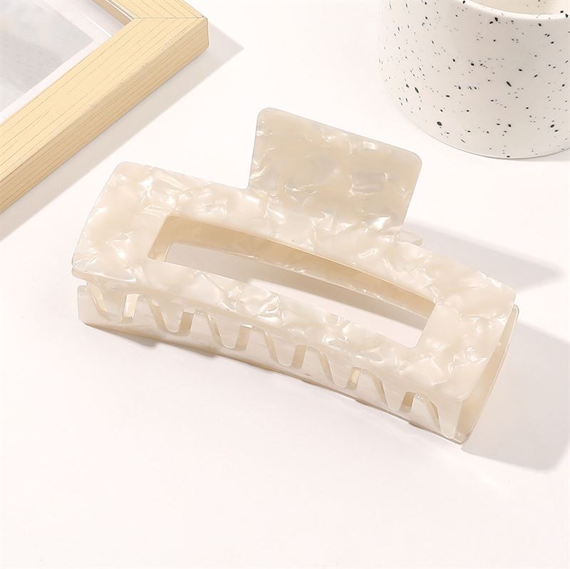 SOHO Clara Hårklemme - Crystal White - Hårklemmer - SOHO