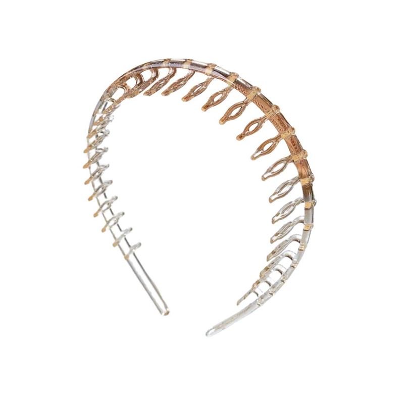 SOHO Coffee Hårbøjle med tænder - Transparent - Hårbøjler - SOHO