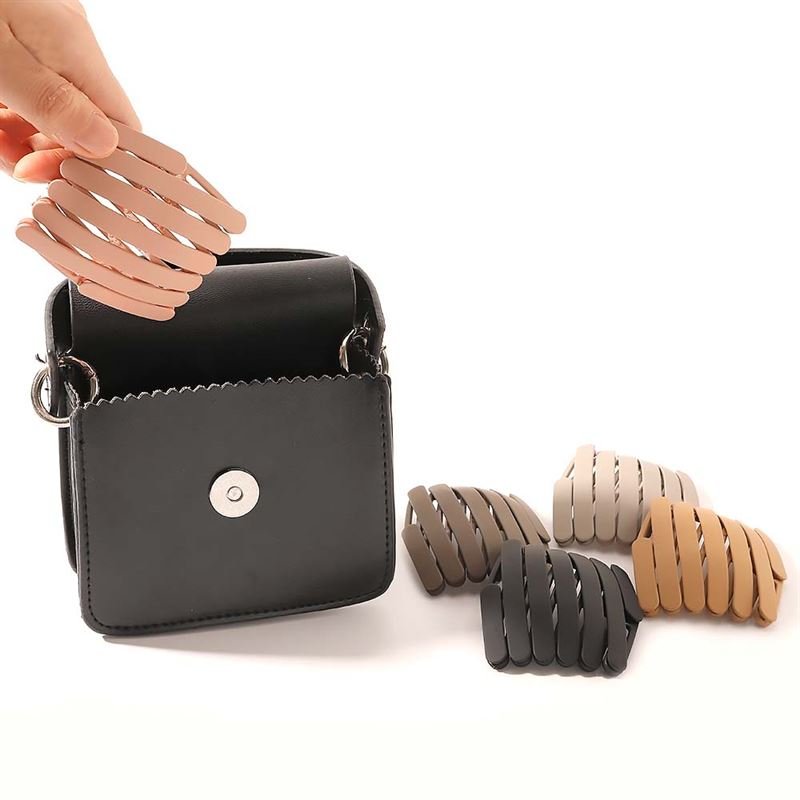 SOHO Foldbar Hårbøjle - Pink Beige - Hårbøjler - SOHO