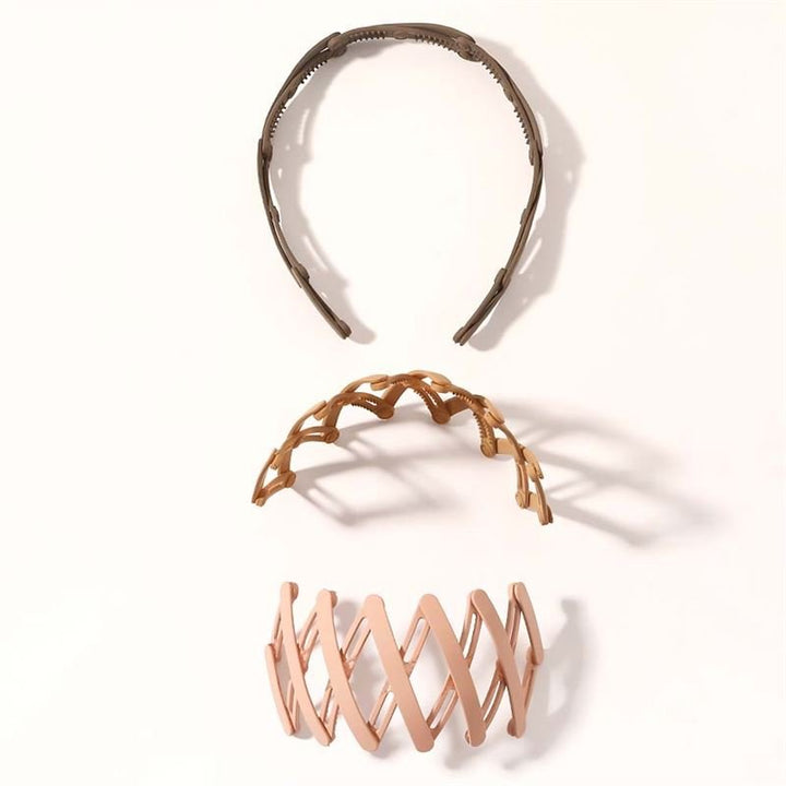 SOHO Foldbar Hårbøjle - Pink Beige - Hårbøjler - SOHO