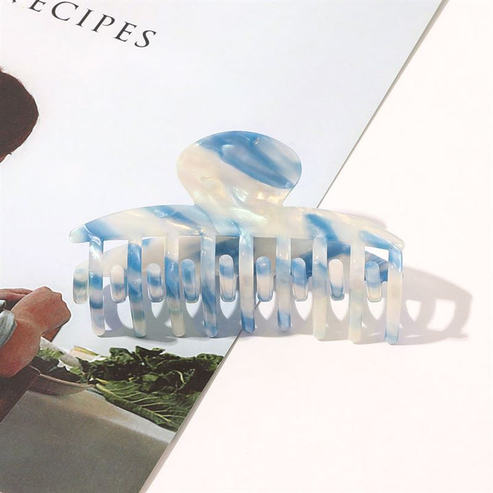 SOHO Gaja Hårklemme - Blue Marble - Hårklemmer - SOHO