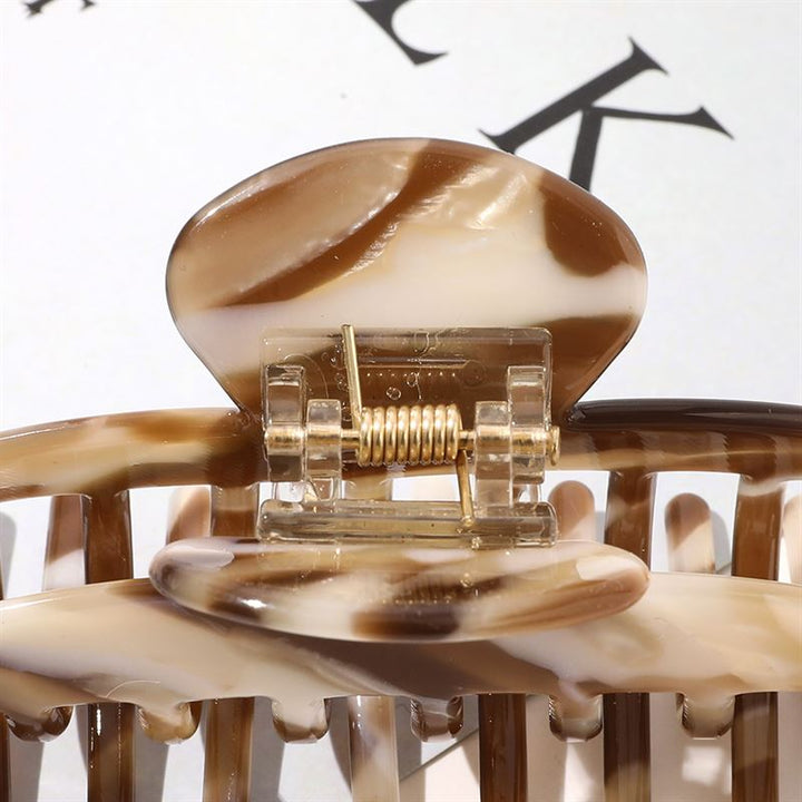 SOHO Gaja Hårklemme - Pink Marble - Hårklemmer - SOHO