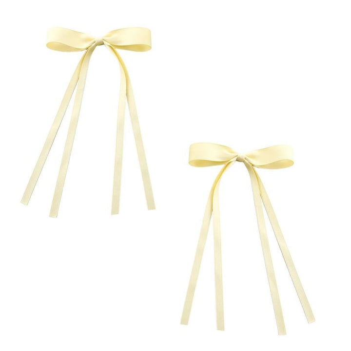 SOHO Isa Sløjfe Hårspænder - Gul - Hårspænder - SOHO