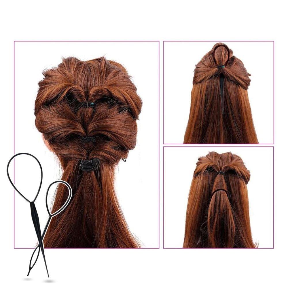 Topsy Tail 2 sæt – Perfekt Til opsatte frisurer - hår - SOHO