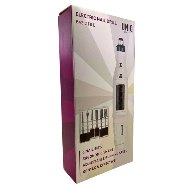 UNIQ 6 - i - 1 Elektrisk Neglefil | Hvid - Negletilbehør - UNIQ