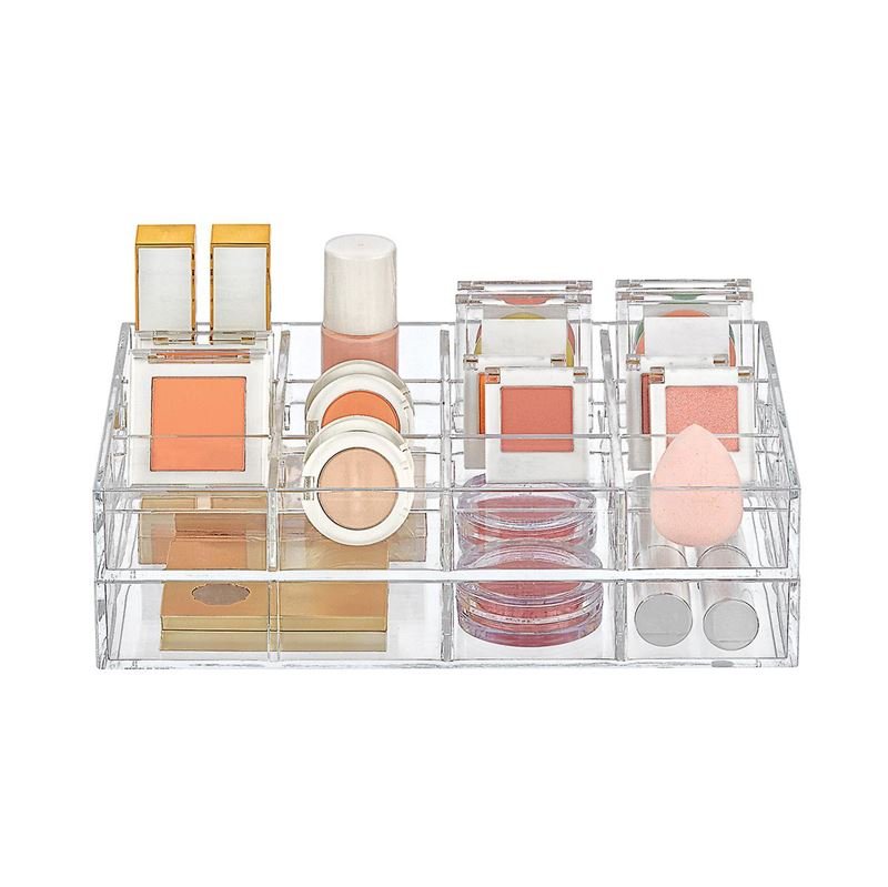 UNIQ Akryl Organizer eller Smykkebakke med 12 Rum - Organizer - UNIQ