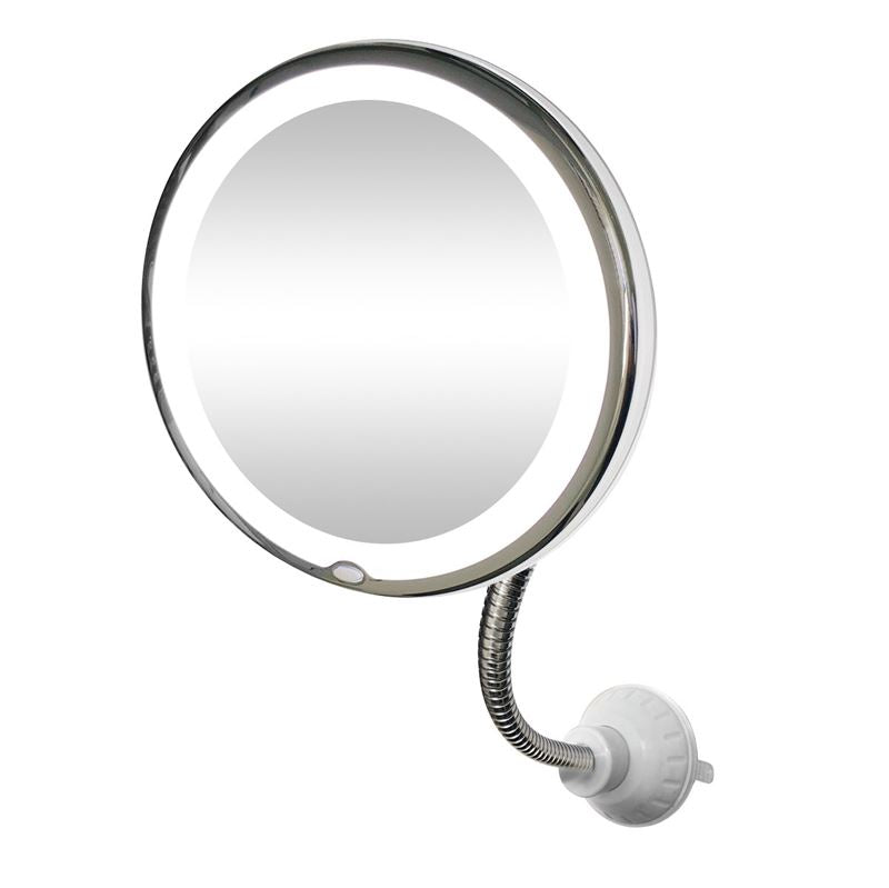 UNIQ Fleksibel Spejl med LED lys og x10 Forstørrelse - Makeup spejle - UNIQ