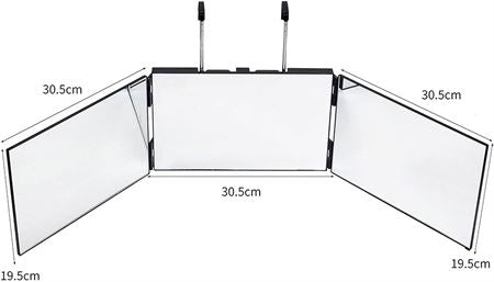 UNIQ Foldbart Makeup Spejl | m. ophæng - Makeup spejle - UNIQ