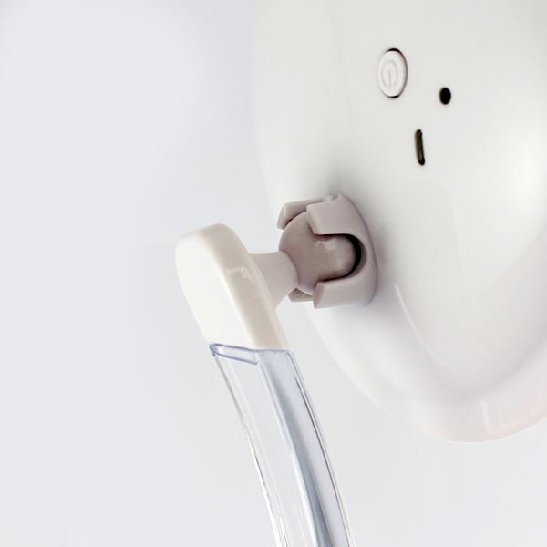 UNIQ Genopladelig LED Makeup Spejl med x10 Forstørrelse | Hvid - Makeup spejle - UNIQ