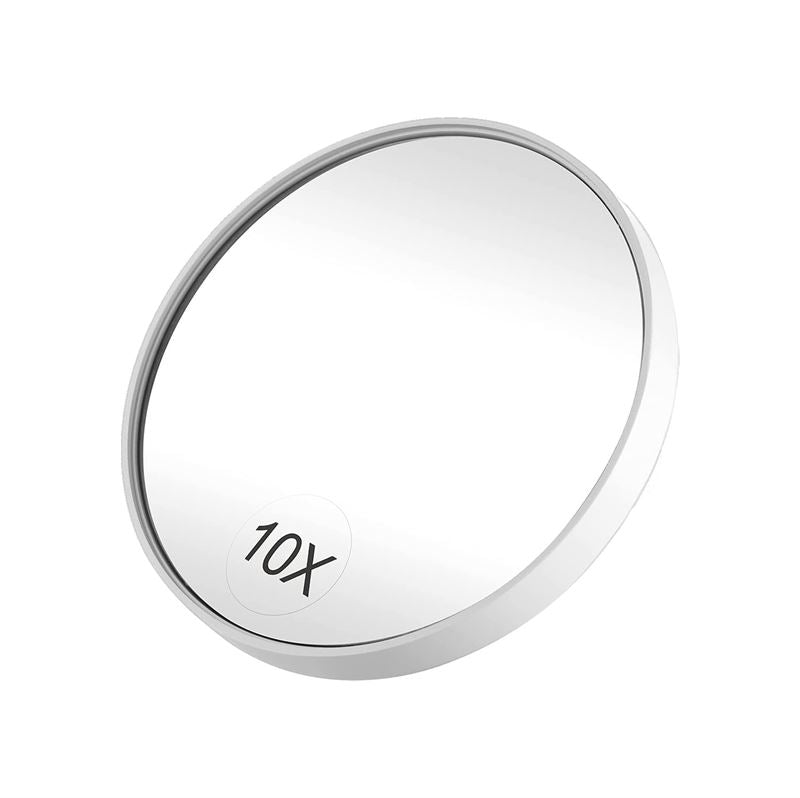 UNIQ Makeup Spejl | Inklusiv x10 Forstørrelse og Sugekop | Hvid - Makeup spejle - UNIQ