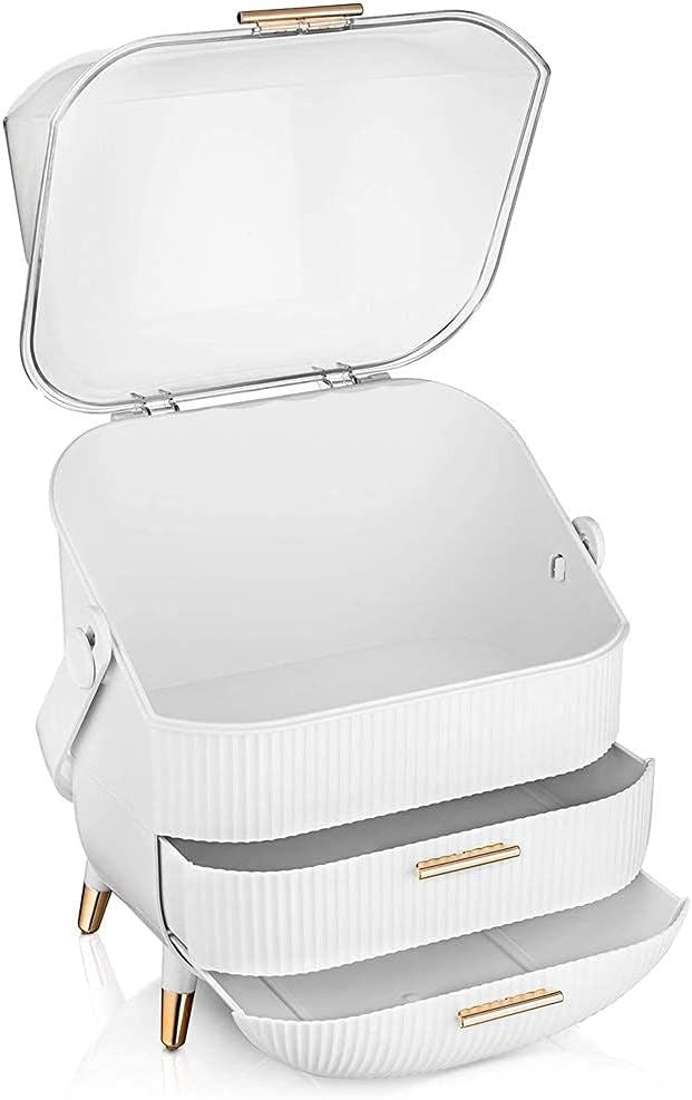 UNIQ Retro Makeup Box | Organizer | Hvid - Organizer - UNIQ