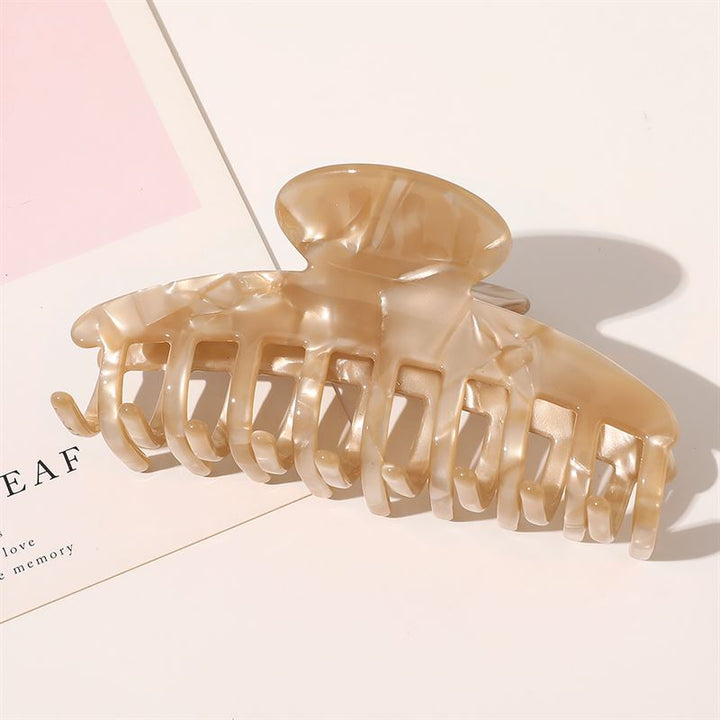 Daze Hårklemme | Pale Brown Marble