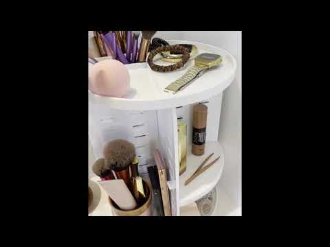 UNIQ 360º Roterende Kosmetisk Organizer | Hvid