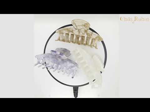 Daze Hårklemme | Pale Brown Marble