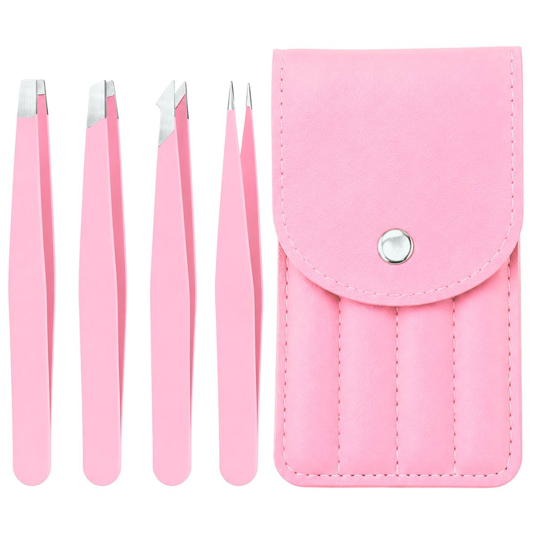 UNIQ Travel Tweezer Pincet Sæt - Pink
