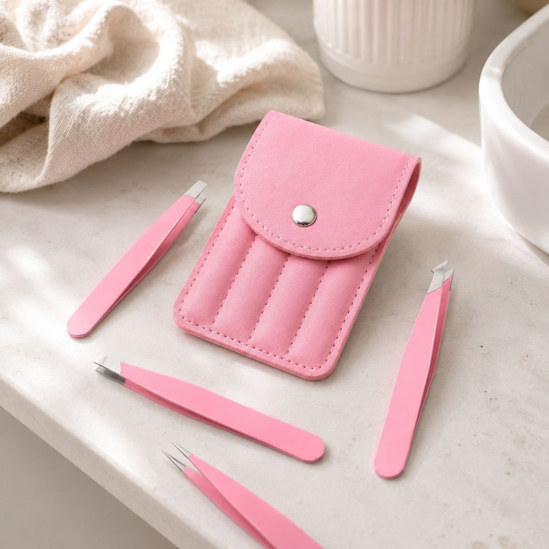 UNIQ Travel Tweezer Pincet Sæt - Pink – billede 5