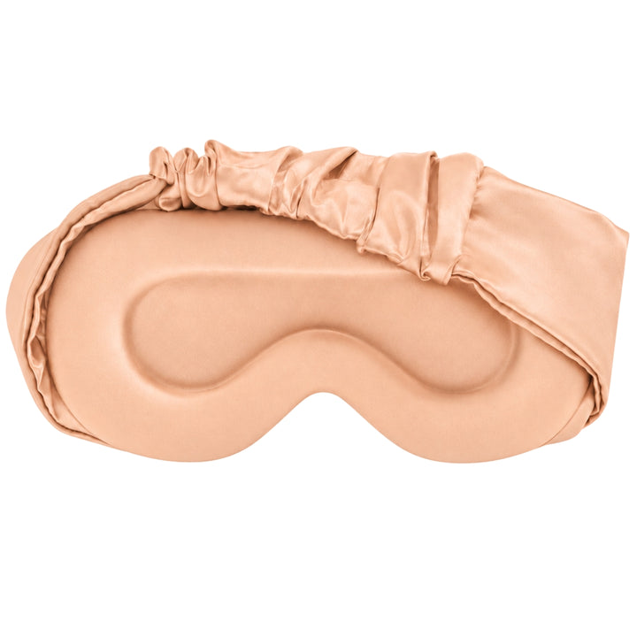UNIQ Dream Cloud 3D Lysblokerende Satin Sovemaske - Apricot
