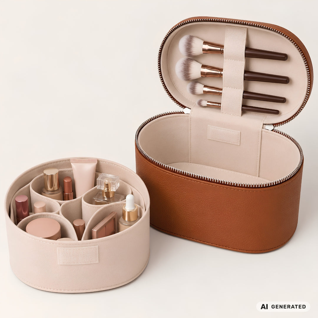 UNIQ Noemie Vanity Beauty Case - Brun – billede 8