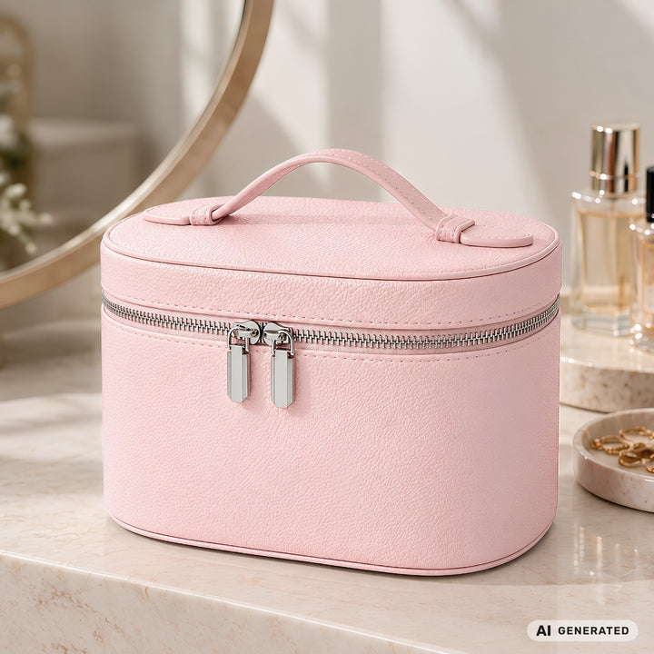 UNIQ Noemie Vanity Beauty Case - Bubble Pink – billede 6