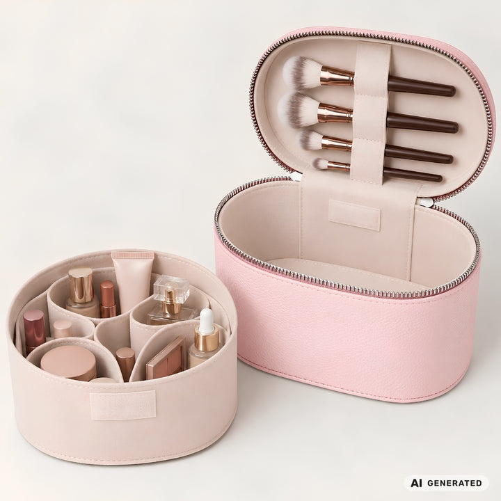 UNIQ Noemie Vanity Beauty Case - Bubble Pink – billede 8