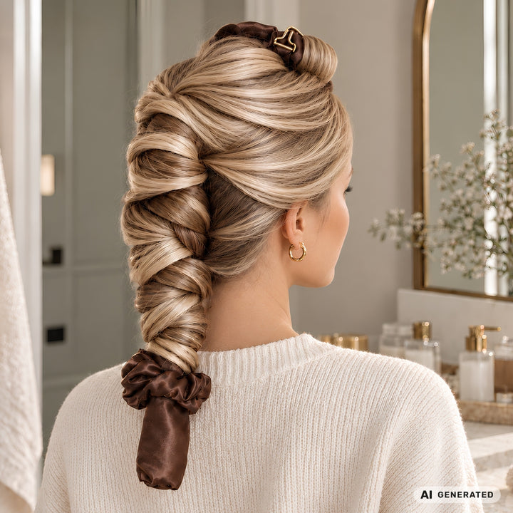 SOHO Epona Heatless Unicorn Curler, 4 stk - Brun – billede 3