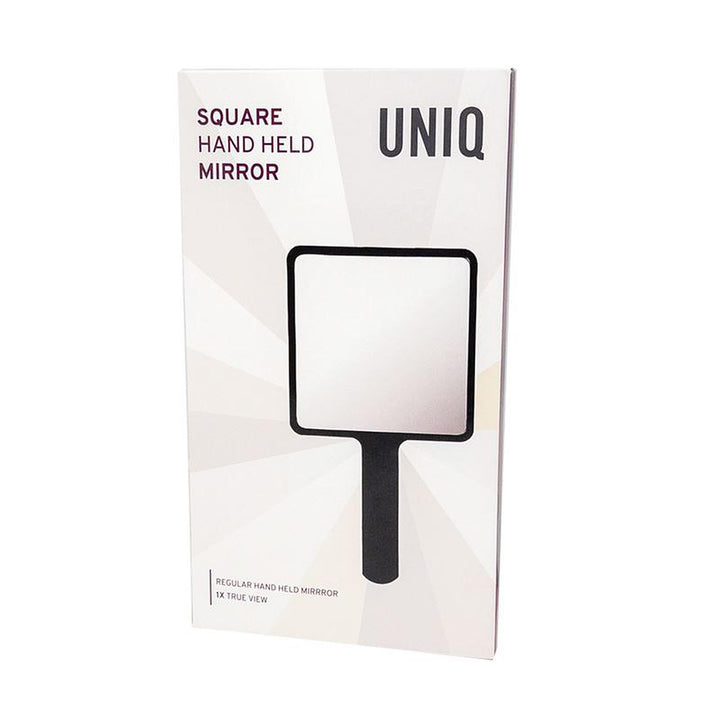 UNIQ Håndholdt Firkantet Spejl | Hvid