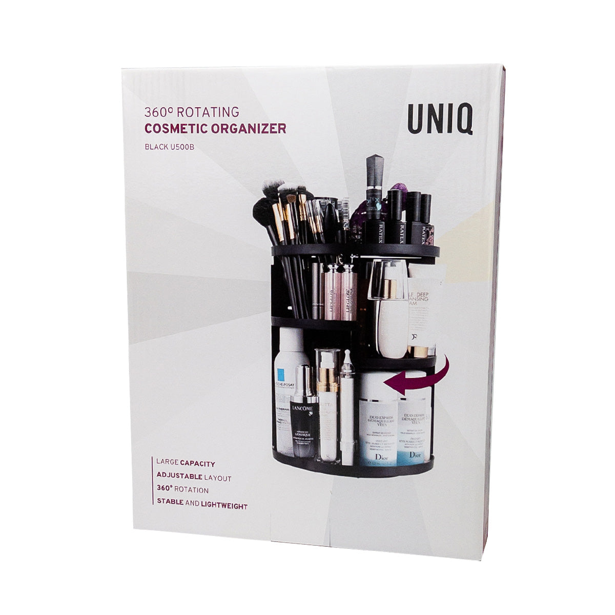 UNIQ 360º Roterende Kosmetisk Organizer