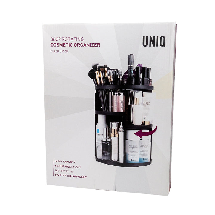 UNIQ 360º Roterende Kosmetisk Organizer | Sort