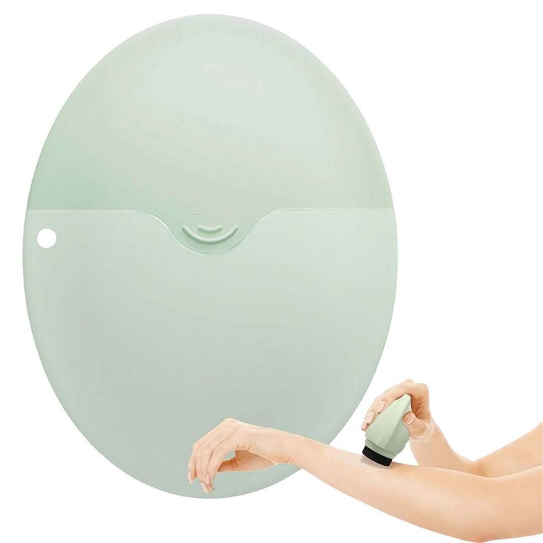 UNIQ Silicone Sponge Roller Applicator – Genopfyldelig Rejse Solcreme & Lotion Applikator, 55 ml - Grøn
