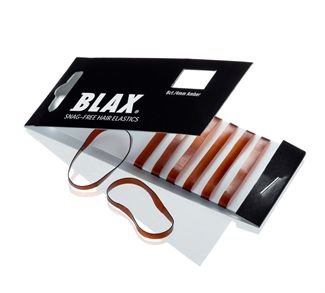 BLAX Hårelastikker - Brun 4 mm (8 stk) - Hårelastikker - BLAX