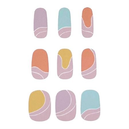 Gel Negle Stickers | Dreamy Pastel (JK - 221) - Negle Stickers - UNIQ